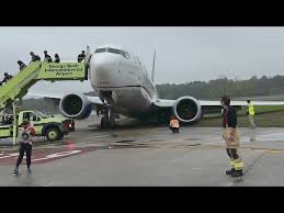 united airlines plane evacuated after landing issue at bush airport