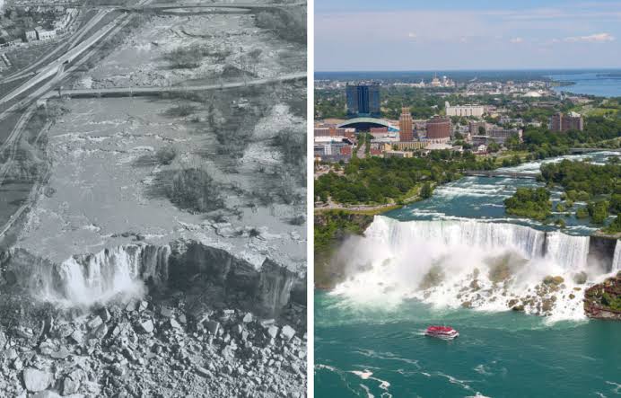 When the U.S. turned off their part of Niagara Falls
