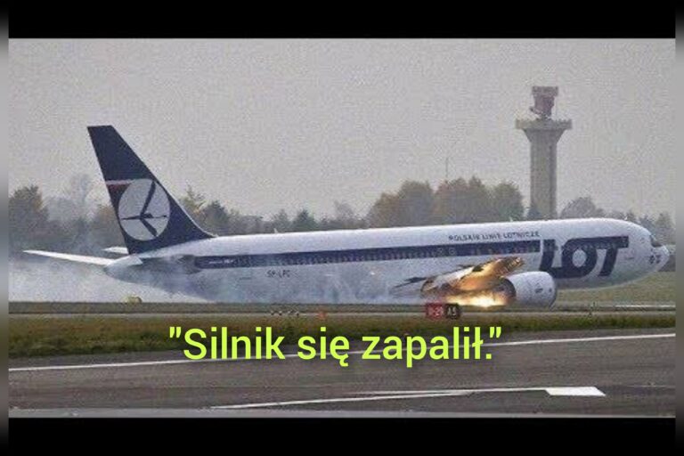 Lot Polish Airlines: Samolot z ponad 178 pasażerami z Warszawy do Berlina doznał awarii silnika i stanął w ogniu w powietrzu