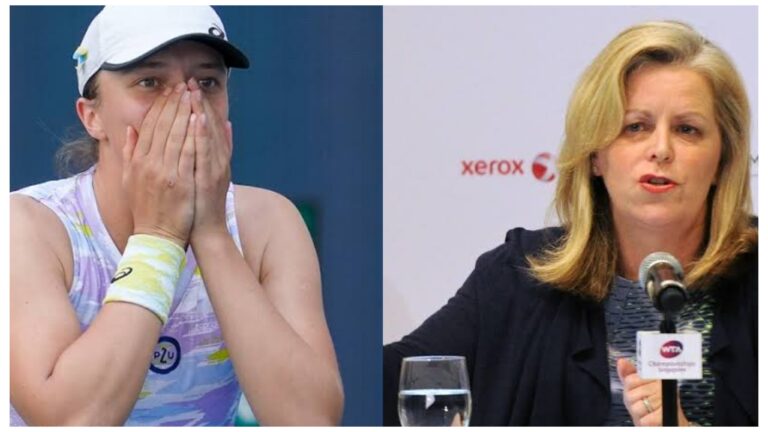 CEO WTA nakłada karę na Igę Świątek, twierdzi, że użyła obraźliwego języka na korcie wobec rywalki