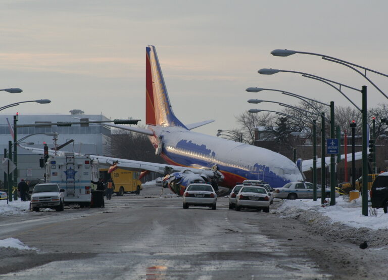 Southwest Airlines Flight with over 187 passenger Skidded off runway