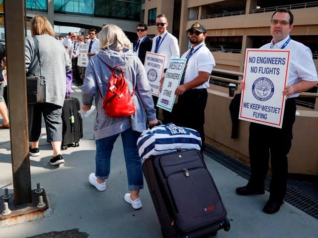 WestJet Sstrike Causes Turbulence for Winnipeg travellers