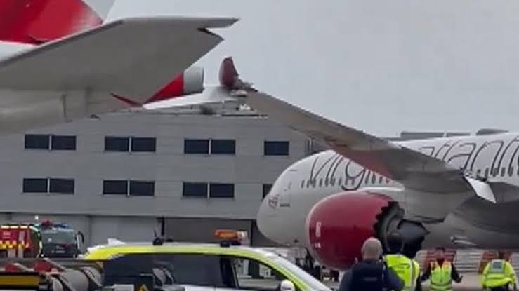 Heathrow: British Airways and Virgin Atlantic planes in minor collision