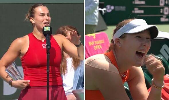 Wściekła Sabalenka rozbija rakietę po utracie pierwszego miejsca na rzecz Andreevej