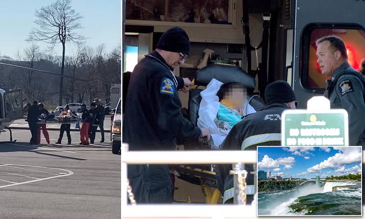 Tragedy at Niagara Falls: 5-Year-Old Son Critically Injured After 90-Foot Fall into Gorge