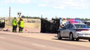 
Northbound I-25 temporarily closed after traffic accident
