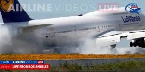 Lufthansa Airlines Flight With Over 166 Passengers Rolls of Runway.....