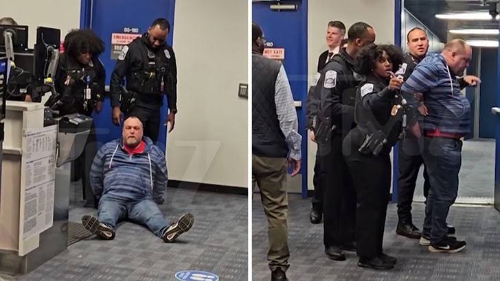 United Airlines Passenger Goes Flight or Fight On Gate Agent Punch Caught on Camera!!!