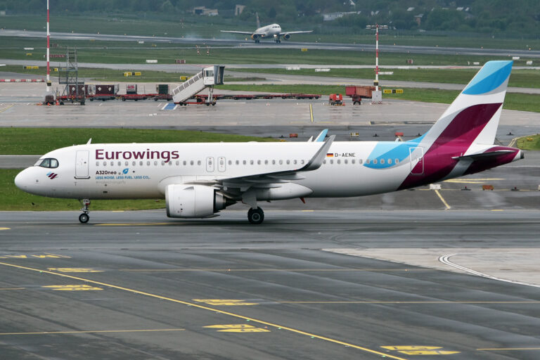 Eurowings cuts over 1,000 flights from Hamburg Airport in April due to rising costs