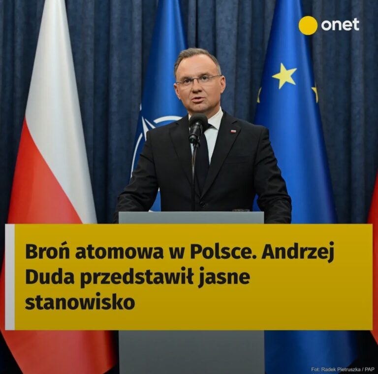Broń atomowa w Polsce. Andrzej Duda przedstawił jasne stanowisko