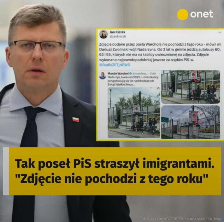Tak poseł PiS straszył imigrantami. “Zdjęcie nie pochodzi z tego roku”