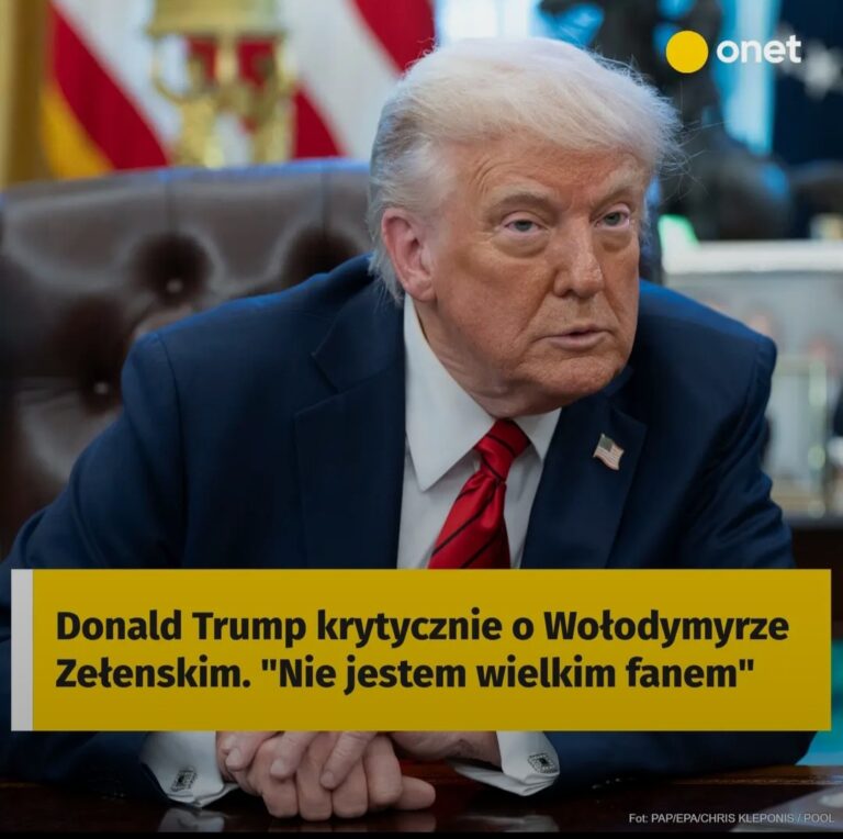 Donald Trump krytycznie o Wołodymyrze Zełenskim. “Nie jestem wielkim fanem”