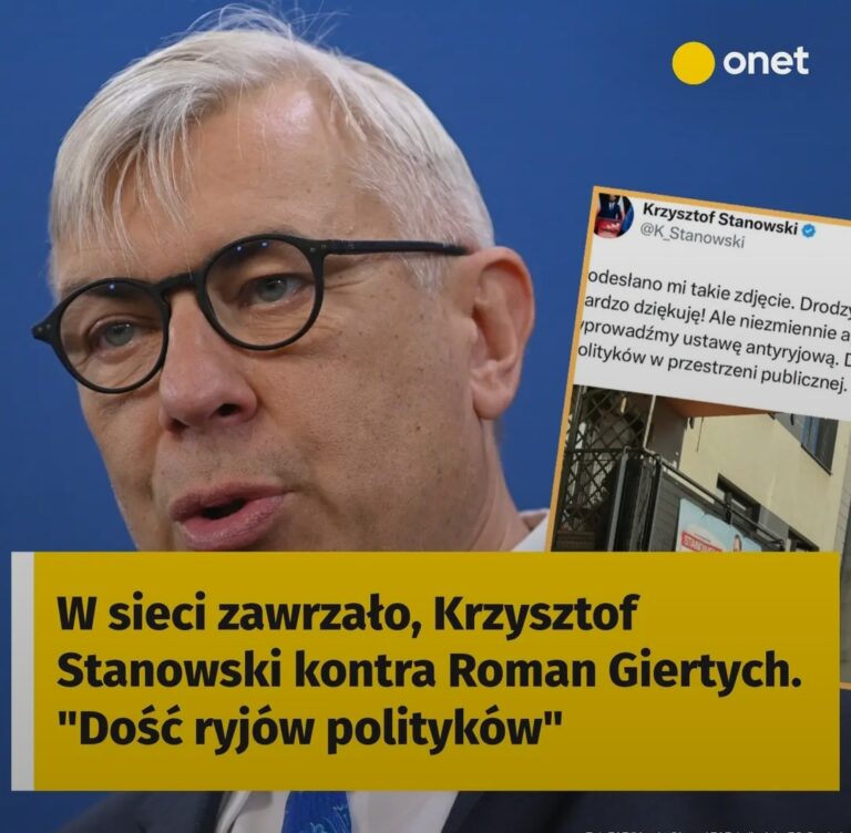 W sieci zawrzało, Krzysztof Stanowski kontra Roman Giertych. “Dość ryjów polityków”