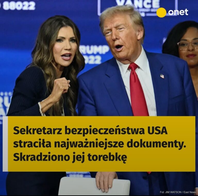 Sekretarz bezpieczeństwa USA straciła dokumenty. Skradziono jej torebkę