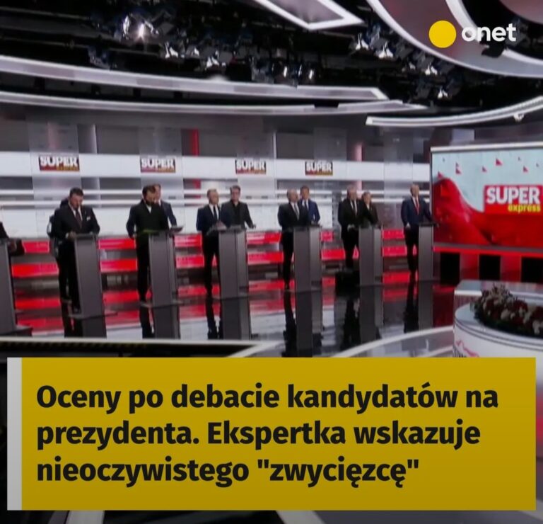 Oceny po nietypowej debacie kandydatów. Ekspertka wskazuje nieoczywistego “zwycięzcę”