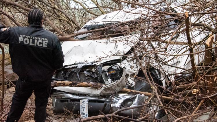 Photos: Niagara Falls man drives vehicle into Niagara Gorge