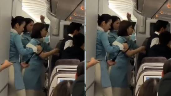 Distressed Passenger Attempts to Open Emergency Exit Door Mid-Flight