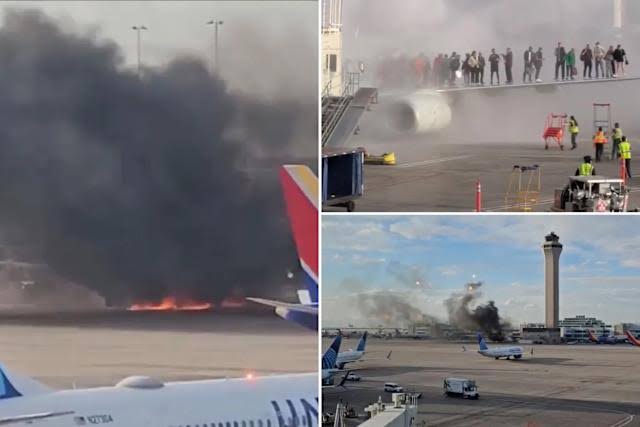 American Airlines Plane Bursts Into Flames, Splits Into Two After Emergency Landing