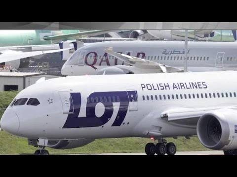 “Polskie Linie Lotnicze LOT uziemiają całą flotę w kraju po poważnej awarii systemu”