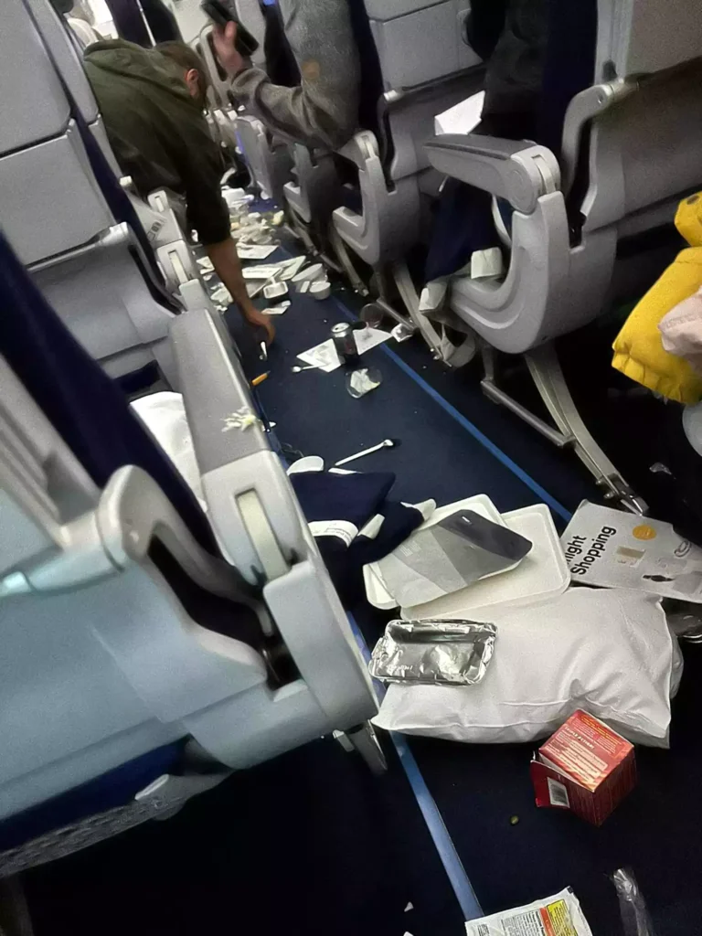 Shocking’ turbulence that hit Lufthansa flight from Texas puts seven in hospital