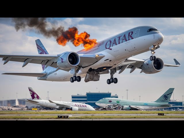 Qatar Airways Flight Belly Crash  Landing After Mechanical Failure, Seven Fatalities Confirmed