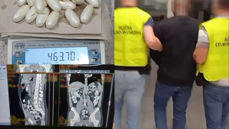 Nigeryjczyk zatrzymany na lotnisku w Warszawie po połknięciu 1,2 kg kokainy w próbie przemytu narkotyków