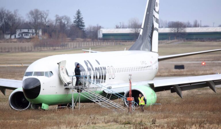 Flair Airlines Plane Makes Emergency Belly Landing, All Passengers Safe