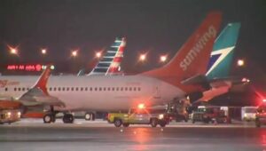 Sunwing Airlines Flight Skidded Off Runway,Hit Concrete wall And Explode 