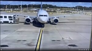 Ryanair Boeing 737-800 sustains damage in Stansted Airport collision