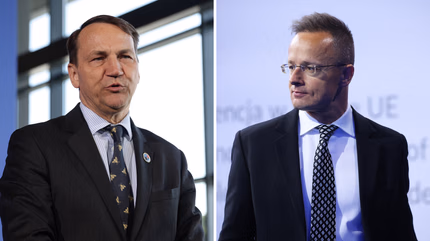 Węgierski minister uderza w Radosława Sikorskiego. “Prowojenny węgrofob”
