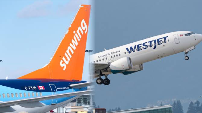 Sunwing Aircraft Join WestJet Fleet Amid Boeing Delays