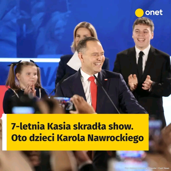 7-letnia Kasia skradła show. Oto dzieci Karola Nawrockiego [ZDJĘCIA]