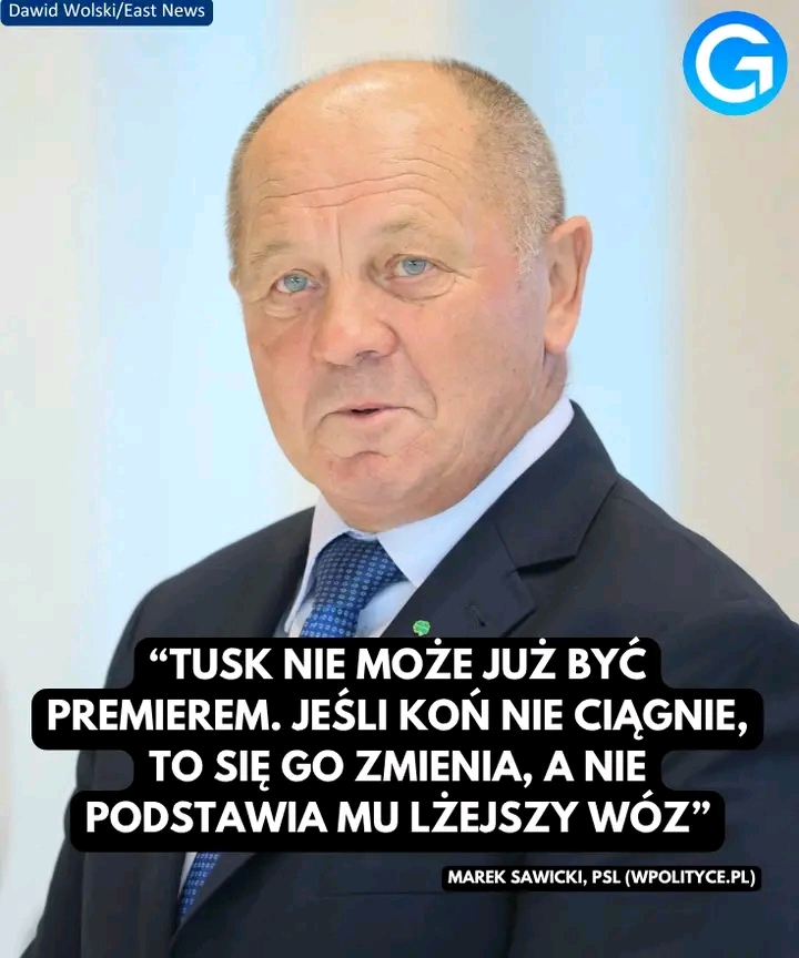 Marek Sawicki twierdzi, że Donald Tusk nie może już być premierem