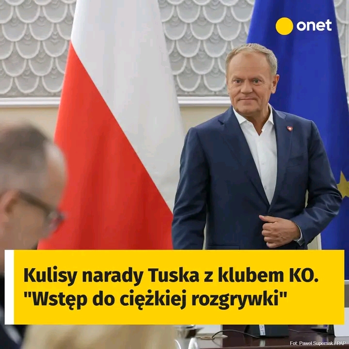 Kulisy narady Donalda Tuska z klubem KO. “Wstęp do ciężkiej rozgrywki”