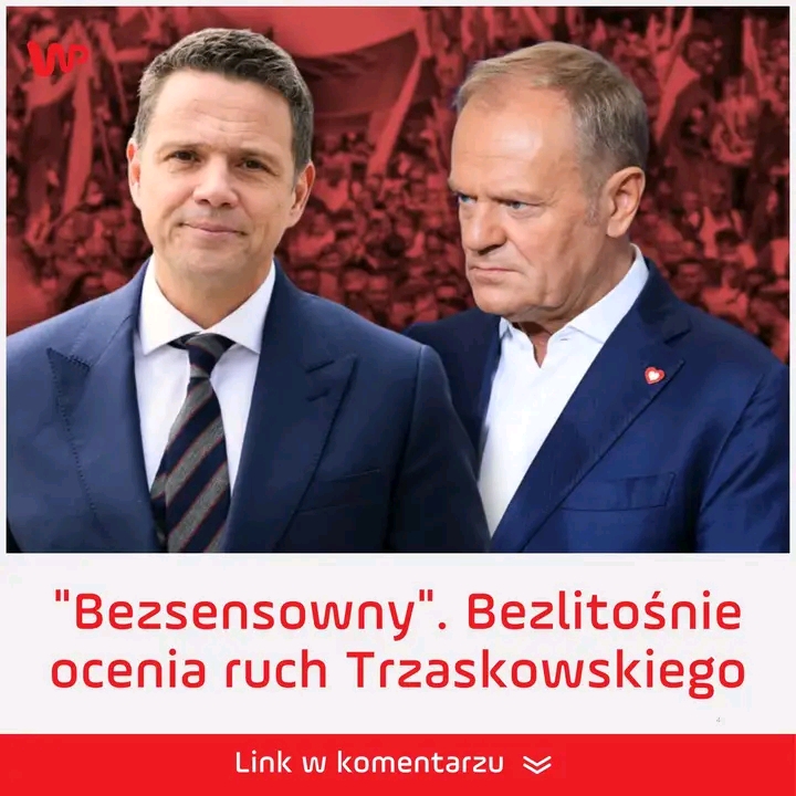 "Tusk pokazał, że z Trzaskowskim się nie liczy" 🧐 Wywiad ⬇