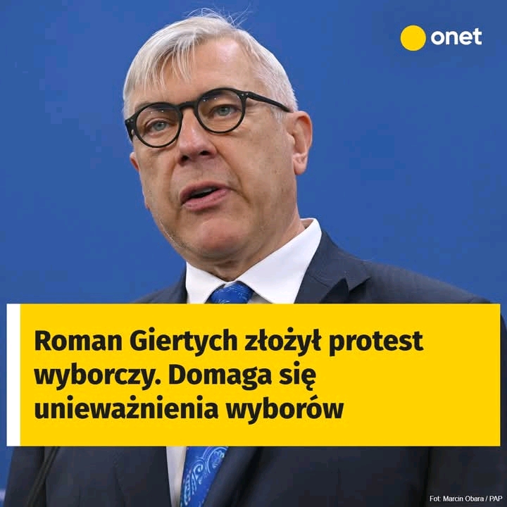 Roman Giertych złożył protest wyborczy. Domaga się unieważnienia wyborów