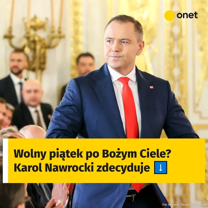 Wolny piątek po Bożym Ciele? Będzie ruch Karola Nawrockiego