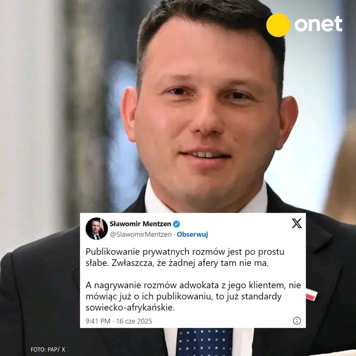Sławomir Mentzen reaguje na nagrania z udziałem Romana Giertycha. Ostre słowa ➡️
