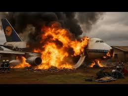 Panic on Board: Lufthansa Passengers Scream for Help as Engine Bursts Into Flames