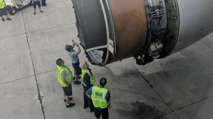 United Airlines confirms mechanical failure after suspected engine fire on Boeing jet from Beijing to San Francisco with some CHILDREN inside it