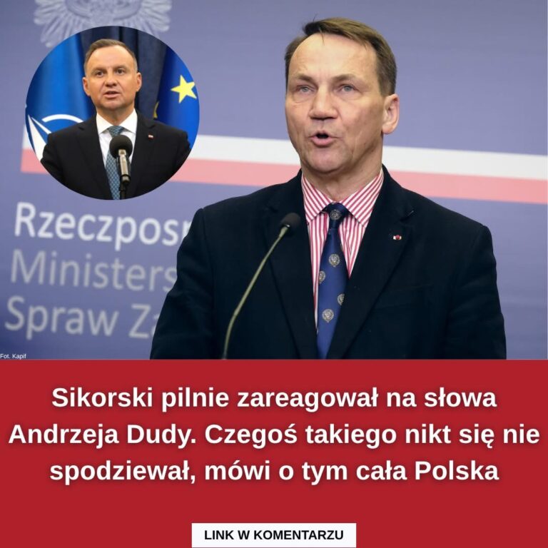 Sikorski zabrał głos ws. słów Andrzeja Dudy na granicy. “Nie spodziewałem się”