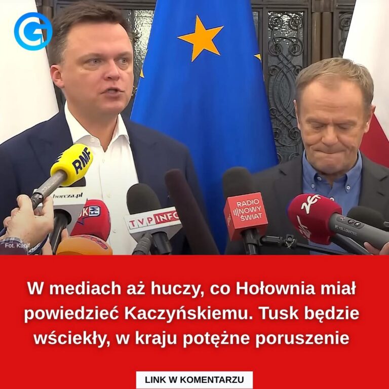 Zaskakujące, co Hołownia miał powiedzieć Kaczyńskiemu. Media ujawniają, Tusk będzie wściekły