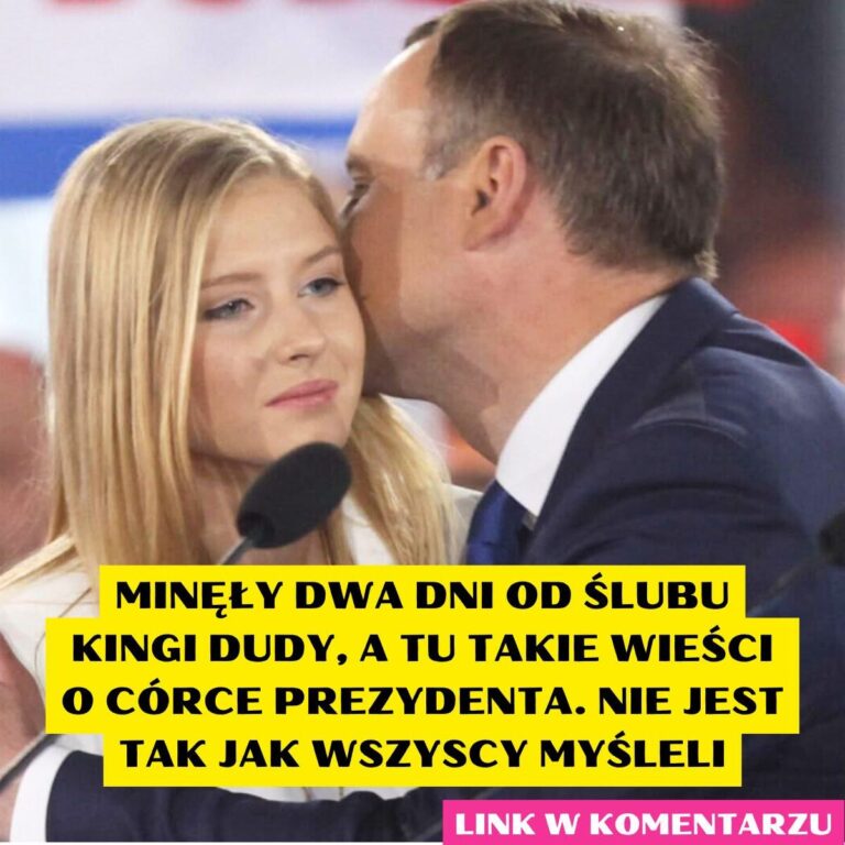 Minęły dwa dni od ślubu Kingi Dudy, a tu takie wieści o córce prezydenta. Nie jest tak, jak wszyscy myśleli