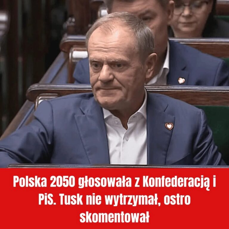 Polska 2050 głosowała z Konfederacją i PiS. Tusk nie wytrzymał, ostro skomentował
