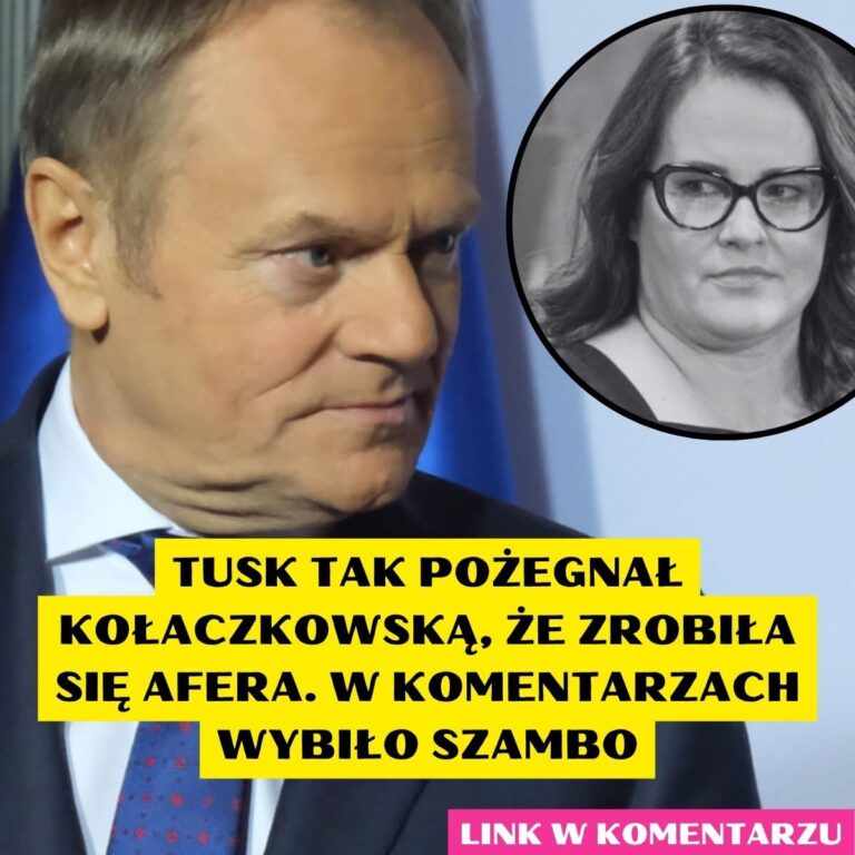 Tusk żegna Kołaczkowską. Wpis piękny, ale w komentarzach rozpętało się piekło
