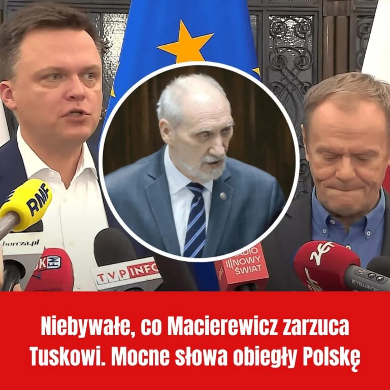 Niebywałe, co Macierewicz zarzuca Tuskowi. Mocne słowa obiegły Polskę