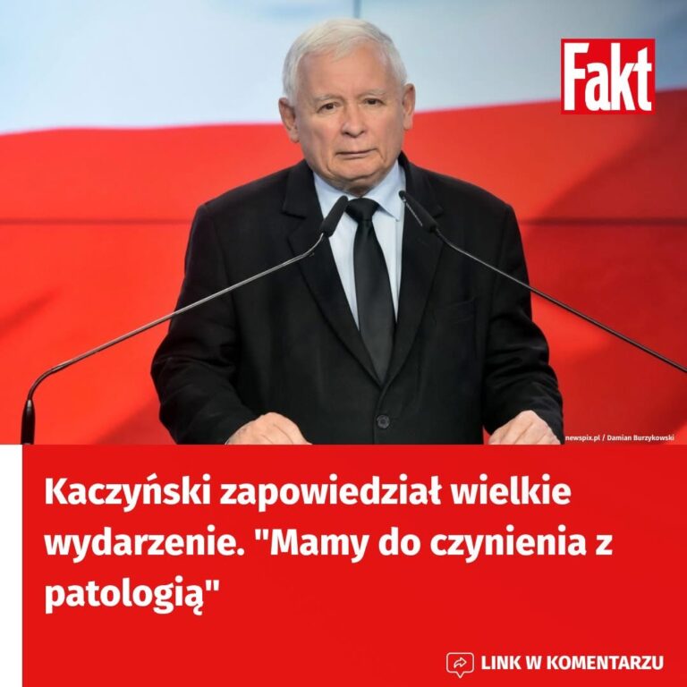 Kaczyński zapowiedział wielkie wydarzenie. “Mamy do czynienia z patologią”