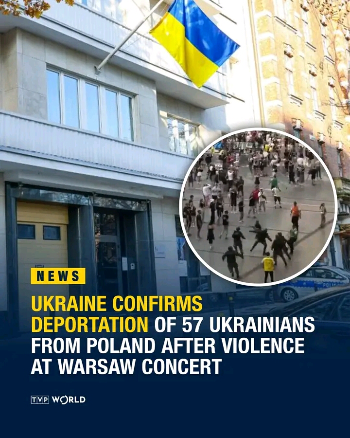 Ambasada Ukrainy w Polsce potwierdziła, że polskie władze wszczęły postępowanie deportacyjne wobec 57 obywateli Ukrainy po wybuchu przemocy na koncercie  Białoruski raper Max Korzh.