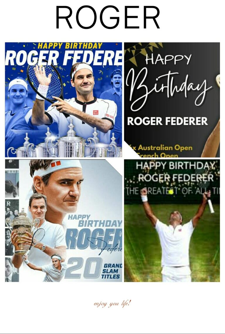 Roger Federer celebrate himself on his birthday and he appreciate all his fans all over the world and his family and friends for celebrating him he said he loves you all