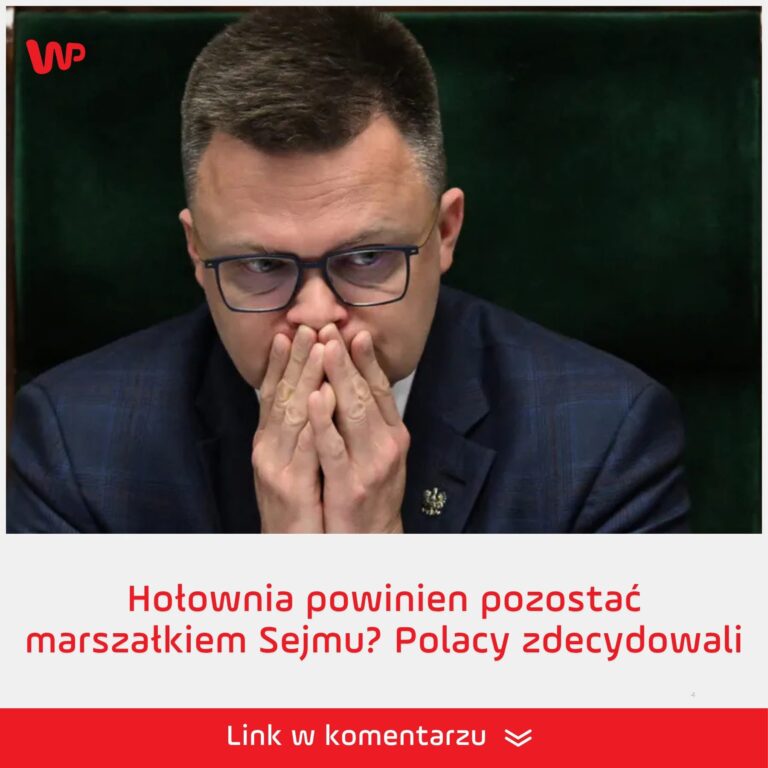 Hołownia powinien pozostać marszałkiem Sejmu? Polacy zdecydowali